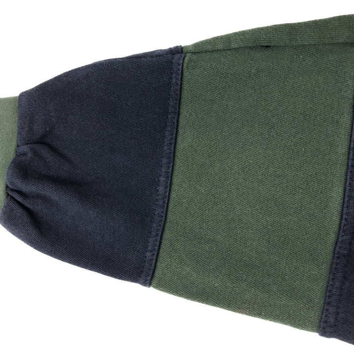 CARA CRAFT Border Pattern Long Sleeve Rugby Shirt Men's XL Short Sleeve /eaa429924