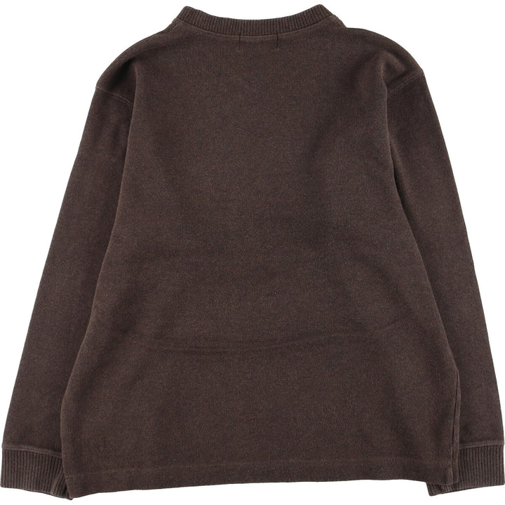 Eddie Bauer V-neck plain blank sweatshirt, trainer, men's L / eaa429930