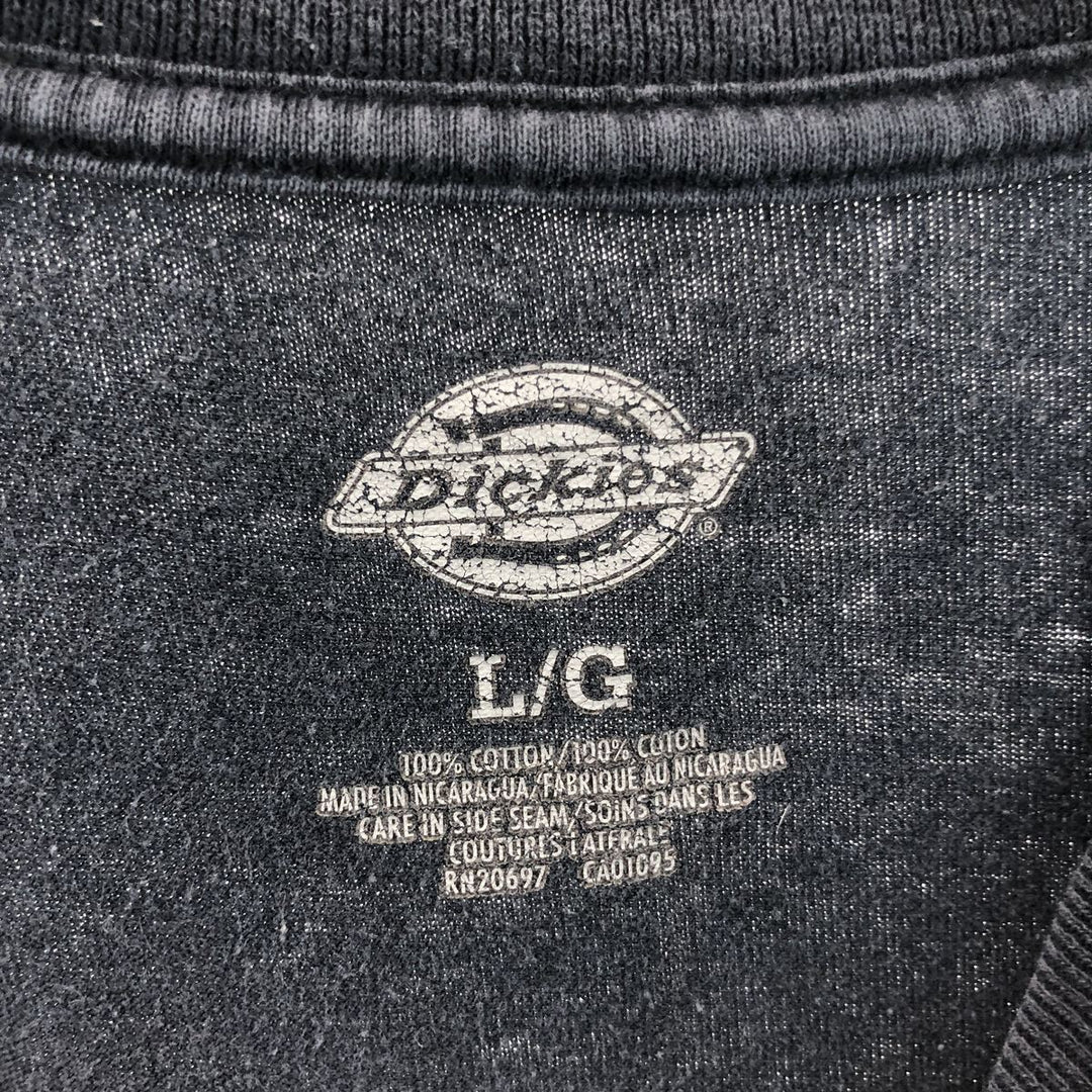 Dickies Short Sleeve One Point Logo Pocket T-Shirt Men's L size / eaa429938