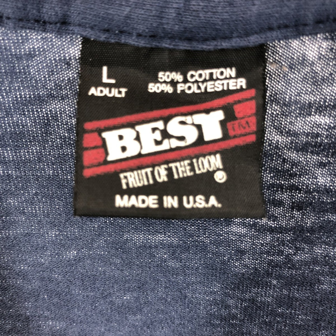 90'S Fruit of the Loom Back Print Long Sleeve T-Shirt, Made in USA, Men's L, Vintage /eaa429974