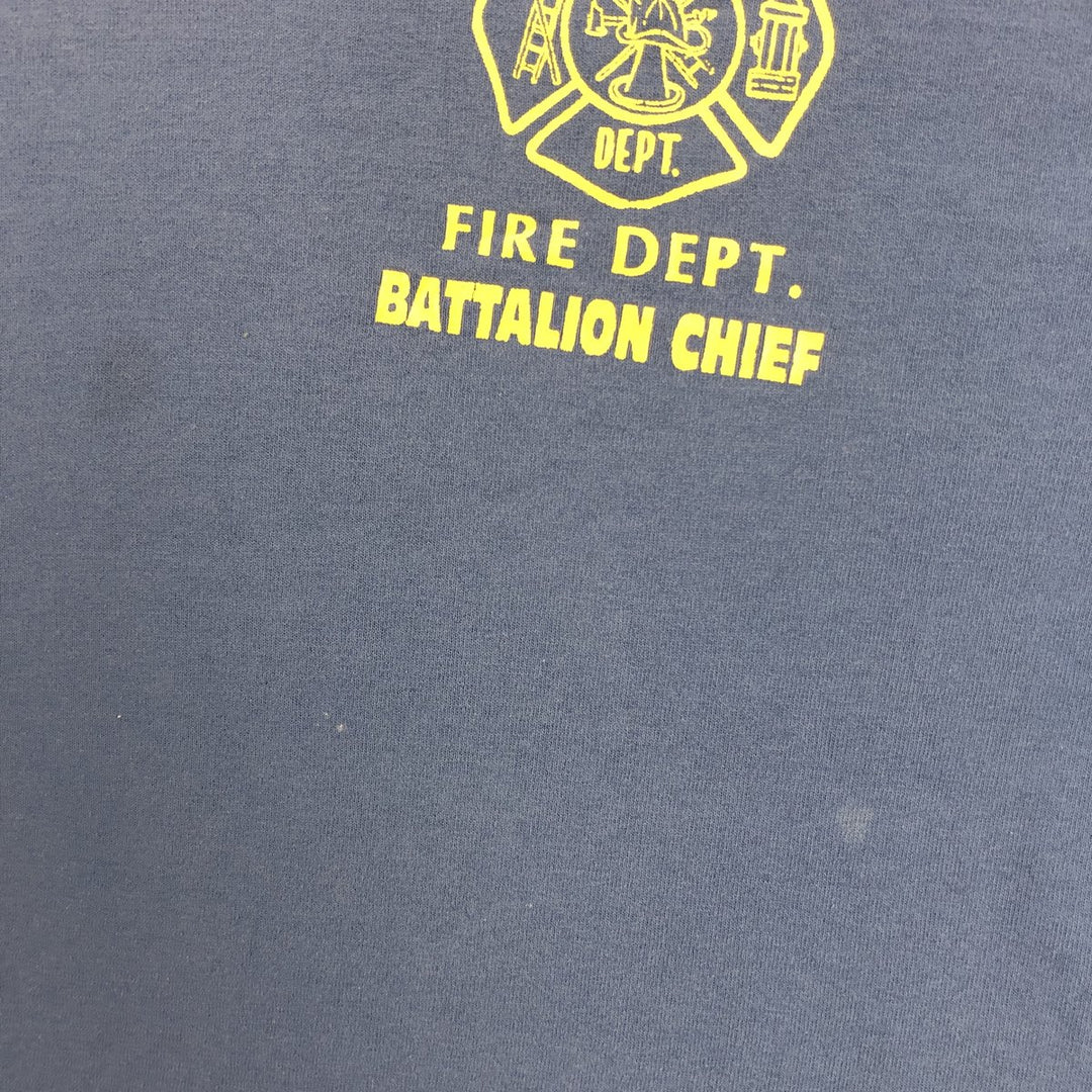 90'S Fruit of the Loom Back Print Long Sleeve T-Shirt, Made in USA, Men's L, Vintage /eaa429974