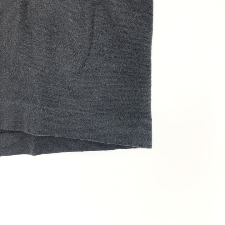 90'S JOCKEY High Neck Long T-Shirt Long Sleeve T Made in USA Men's L Vintage cotton black type Vintage Second Hand