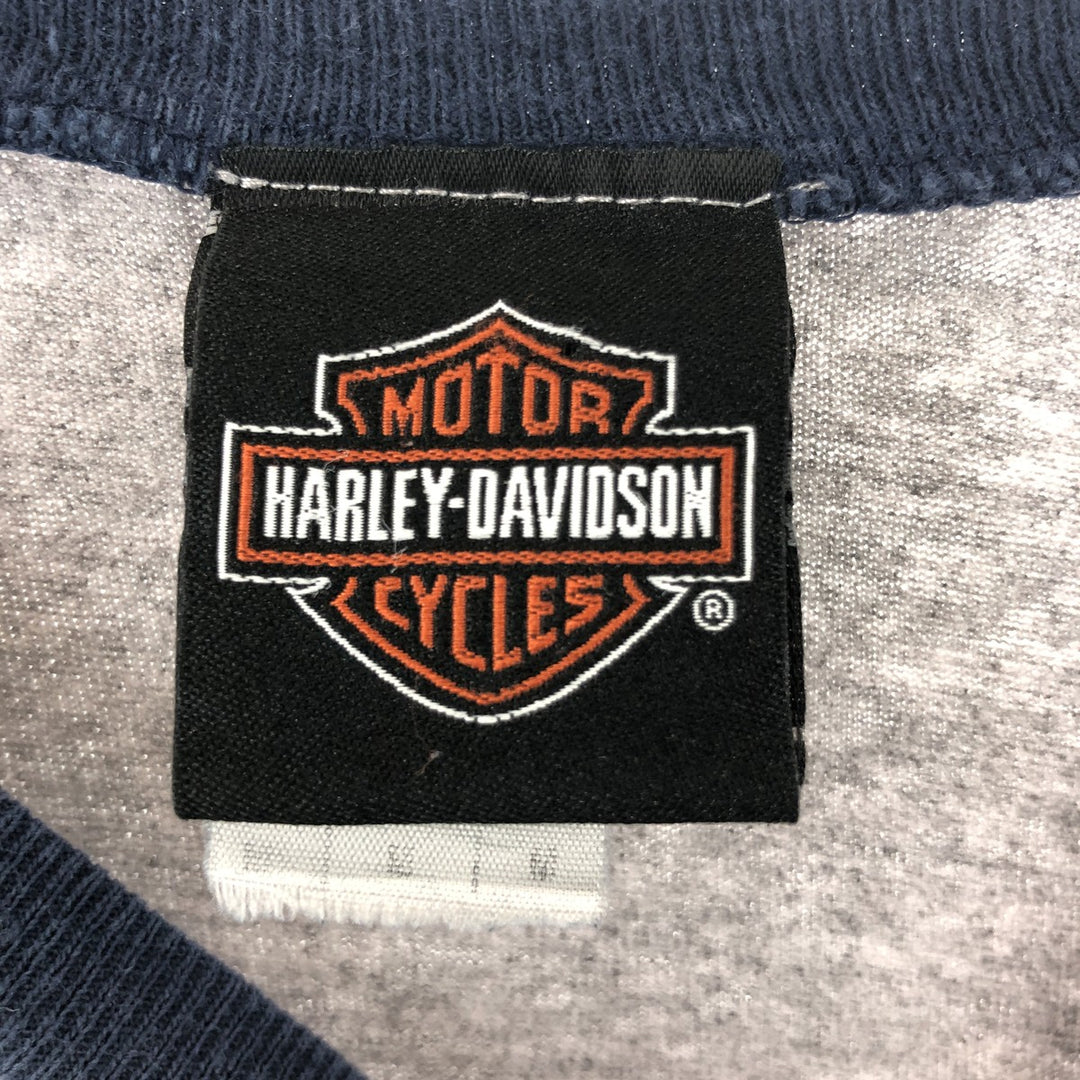 Harley-Davidson Raglan 3/4 Sleeve Motorcycle Bike T-Shirt Men's M /eaa429991