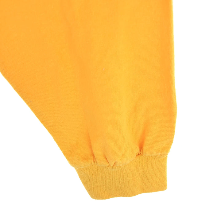 WU-TANG CLAN Long Sleeve T-Shirt Rap Tee Men's L cotton yellow type Vintage Second Hand