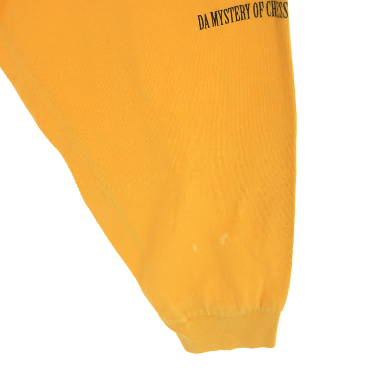 WU-TANG CLAN Long Sleeve T-Shirt Rap Tee Men's L cotton yellow type Vintage Second Hand