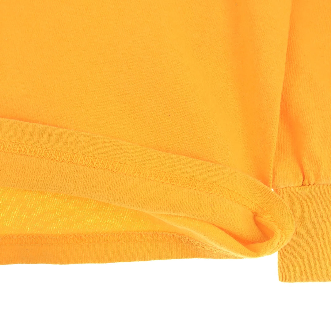 WU-TANG CLAN Long Sleeve T-Shirt Rap Tee Men's L cotton yellow type Vintage Second Hand