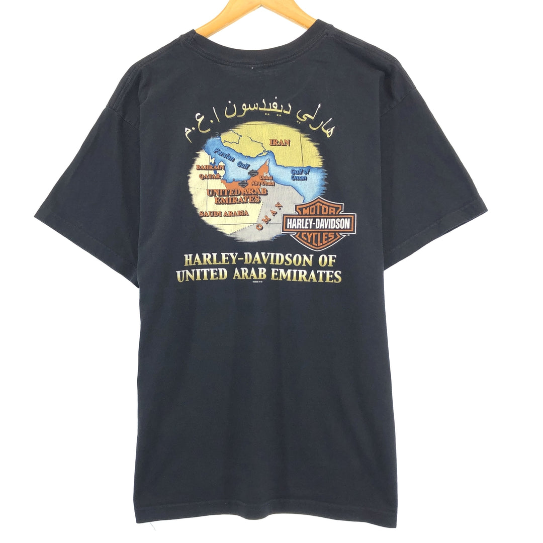 00'S Harley-Davidson Motorcycle Bike T-shirt Men's L /eaa430015