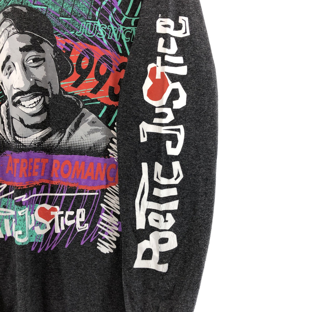 POETIC JUSTICE 2PAC Long T-shirt Men's L /eaa430020