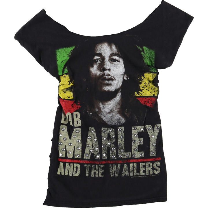 BOB MARLEY Bob Marley Remake Sleeveless Cut-off Band T-Shirt Band T Women's M size / eaa430035