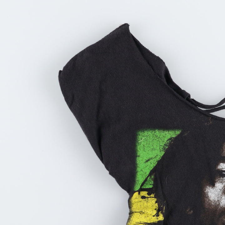 BOB MARLEY Bob Marley Remake Sleeveless Cut-off Band T-Shirt Band T Women's M size / eaa430035