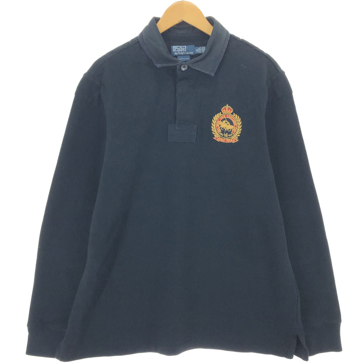 Ralph Lauren POLO by Ralph Lauren CUSTOM FIT long sleeve rugby shirt, men's XL equivalent /eaa430050