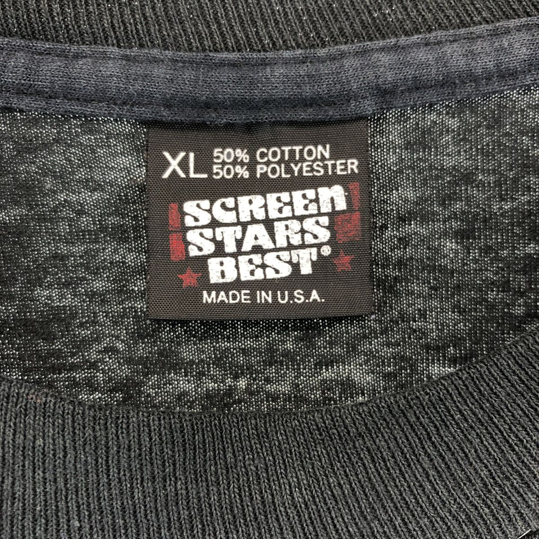90'S SCREEN STARS Printed T-shirt Made in USA Men's XL Vintage /eaa430121