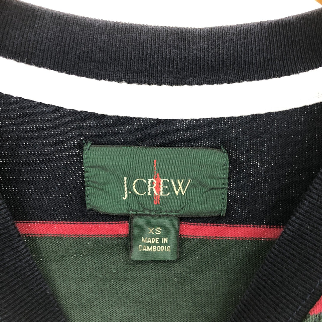 90'S J.Crew Striped Pattern Long T-shirt, Men's XS Size, Vintage /eaa430150