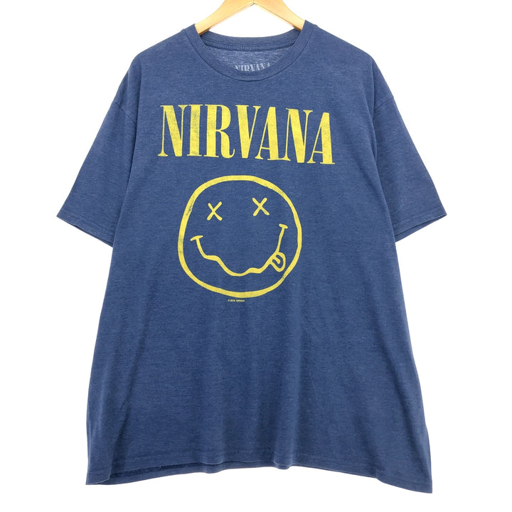 NIRVANA Nirvana Band T-shirt, Band T, Men's XXL / eaa430239