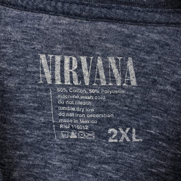 NIRVANA Nirvana Band T-shirt, Band T, Men's XXL / eaa430239