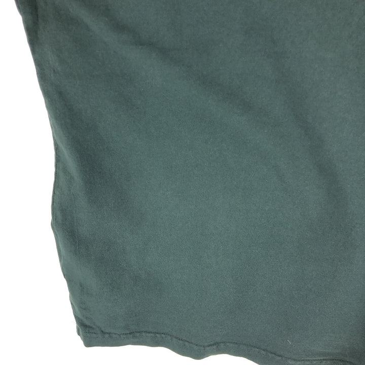 Dickies Long T-shirt, Men's XXL cotton Green type dark green Vintage Second Hand