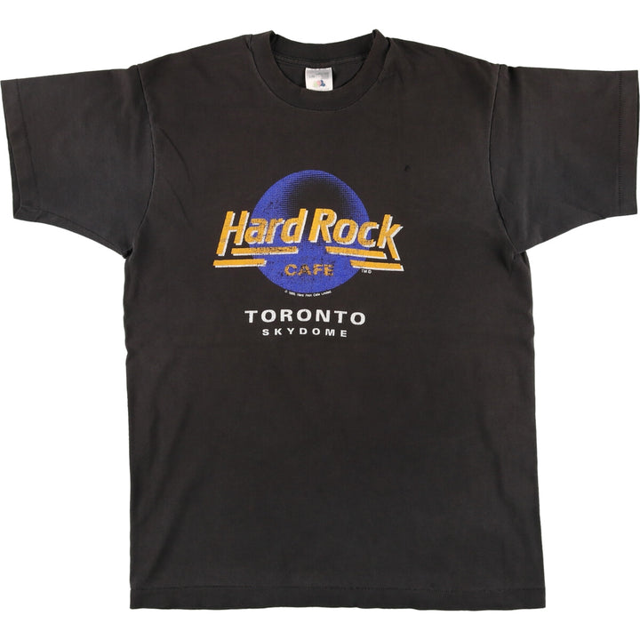 90'S Fruit of the Loom HARD ROCK CAFE Hard Rock Cafe Advertising T-shirt Men's L Vintage /eaa430278