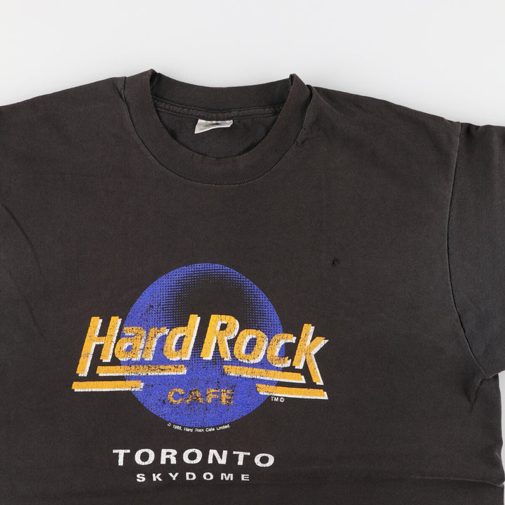 90'S Fruit of the Loom HARD ROCK CAFE Hard Rock Cafe Advertising T-shirt Men's L Vintage /eaa430278