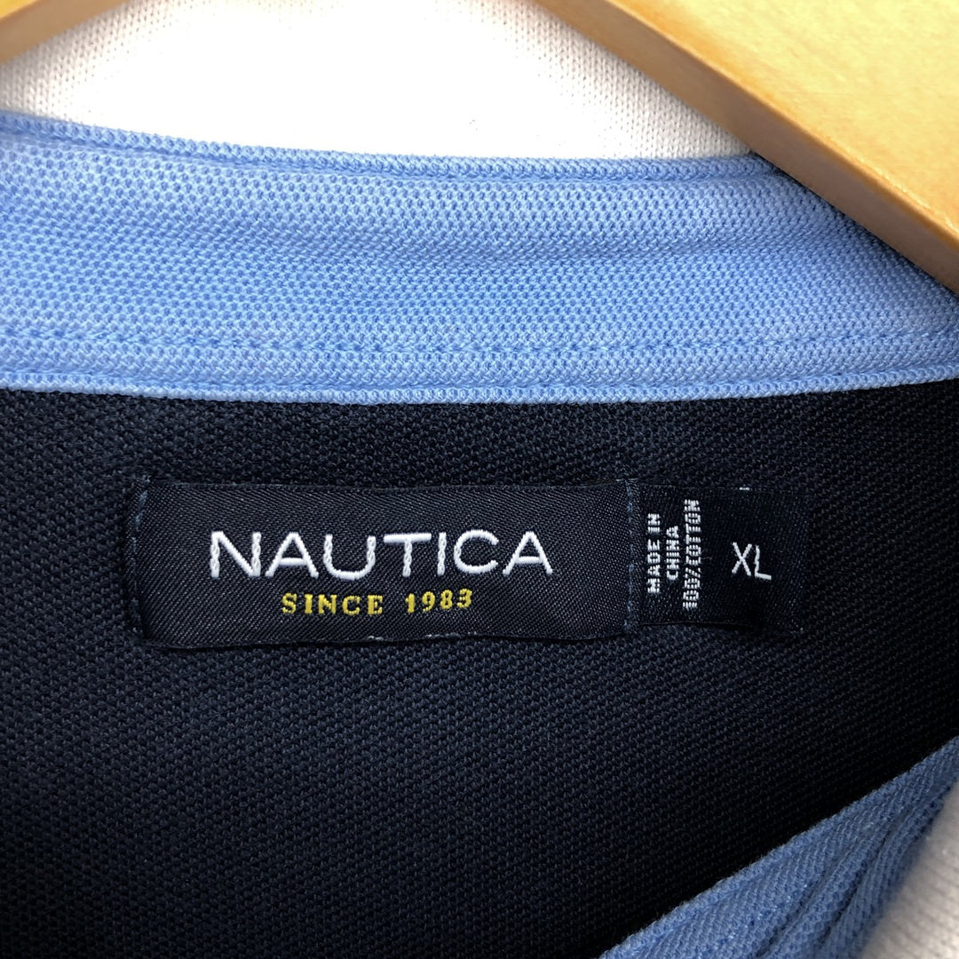 NAUTICA Short Sleeve Polo Shirt Men's XL /eaa430337