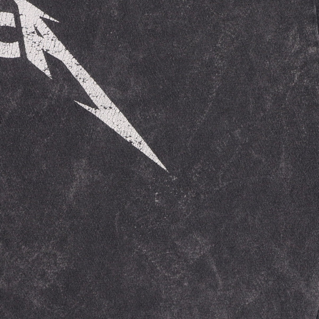 METALLICA Metallica Band T-shirt Band T Men's XL size cotton black type Vintage Second Hand