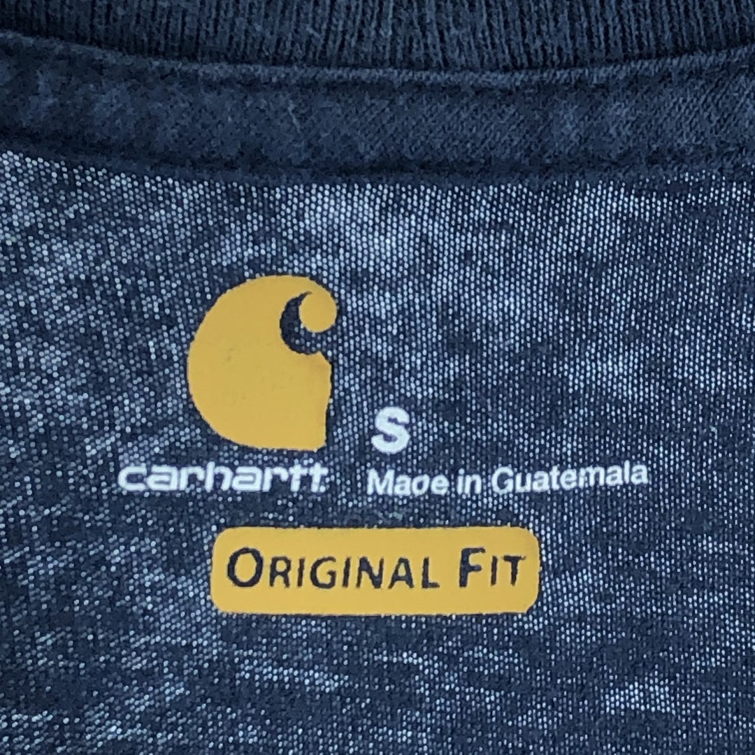 Carhartt ORIGINAL FIT short sleeve one point logo pocket T-shirt men's size S / eaa430396