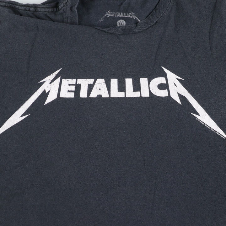 METALLICA Metallica Band T-shirt Band T Men's L /eaa430403