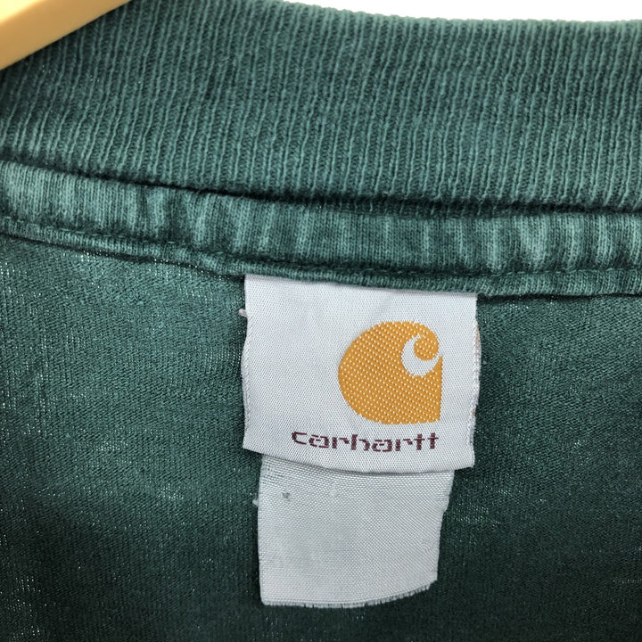 Carhartt Henley Neck Long T-Shirt, Men's XL /eaa430451