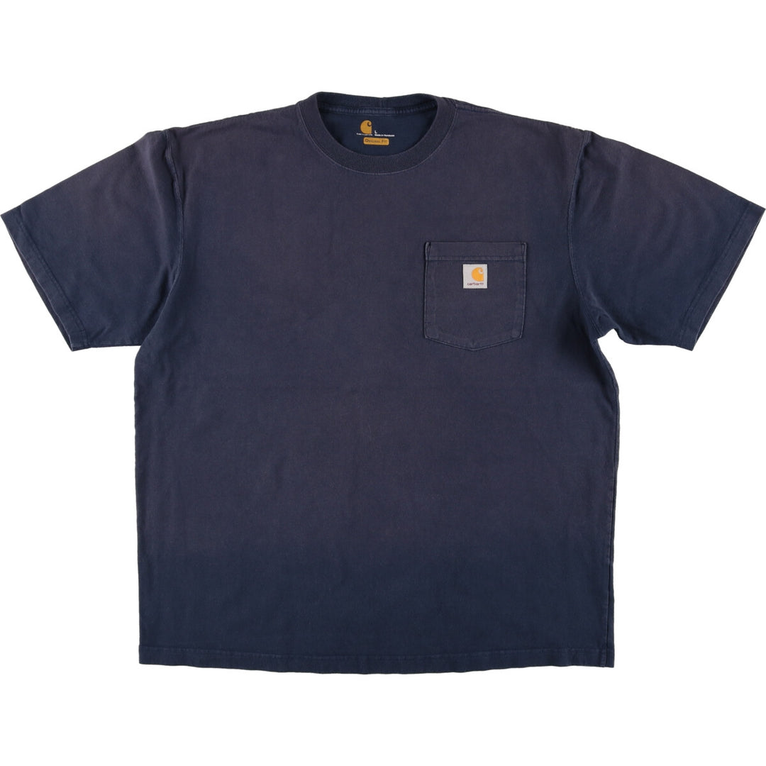 Carhartt ORIGINAL FIT short sleeve one point logo pocket T-shirt Men's L /eaa430464