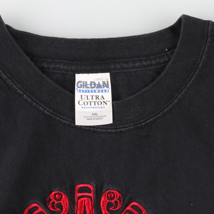 00'S Gildan Embroidered T-shirt Men's XXL /eaa430468