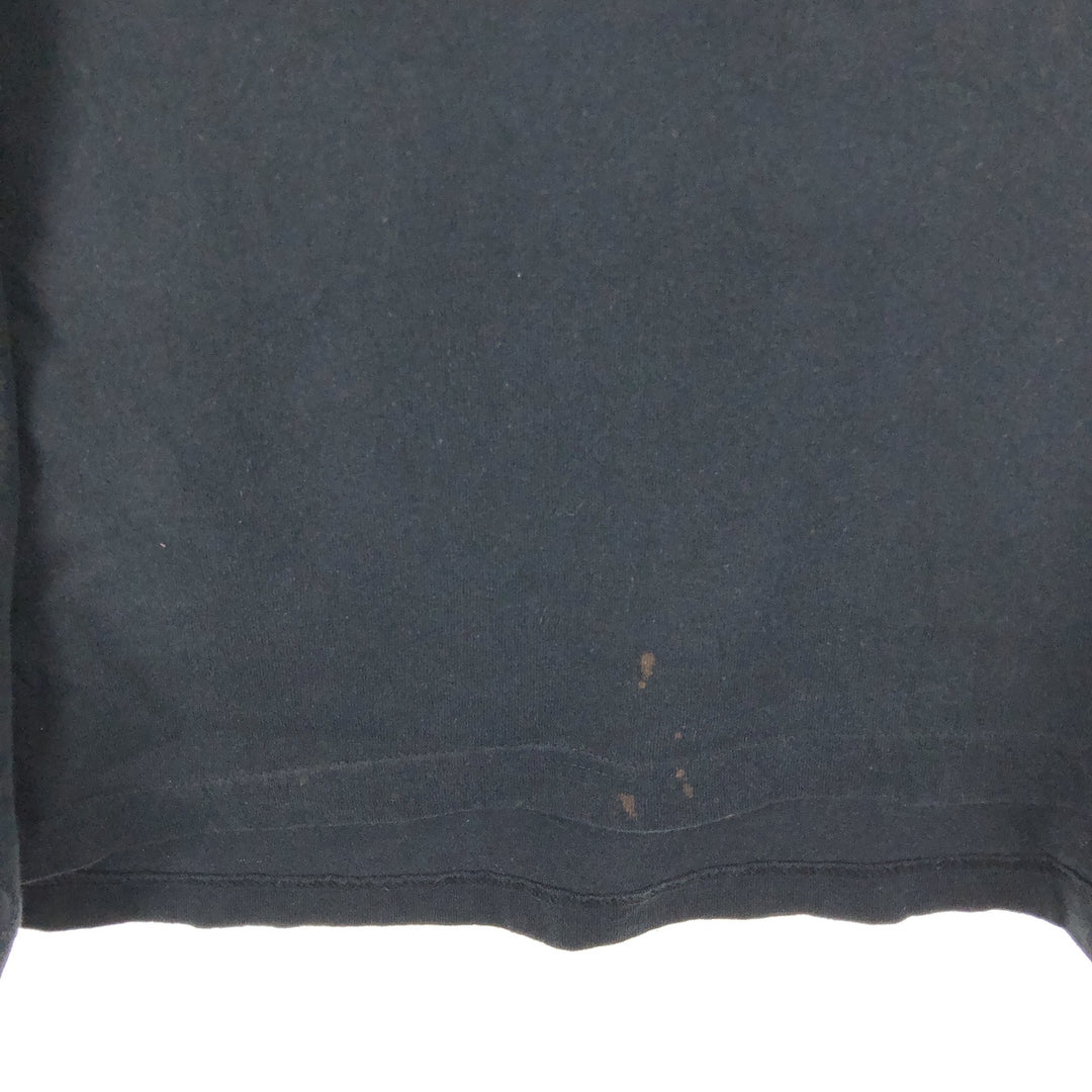 Big Size Carhartt ORIGINAL FIT Plain Pocket Long T-Shirt Long Tee Men's XXXL cotton black type Vintage Second Hand