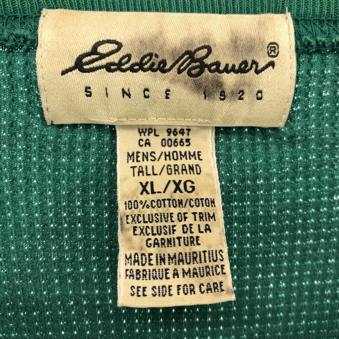 Eddie Bauer Thermal Long T-shirt Waffle Men's XL size / eaa430491