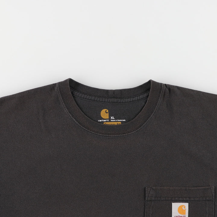 Carhartt ORIGINAL FIT short sleeve one point logo pocket T-shirt Men's XL /eaa430539