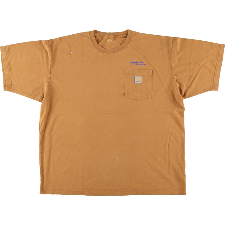 Carhartt Short Sleeve One Point Logo Pocket T-Shirt Men's XL /eaa430545