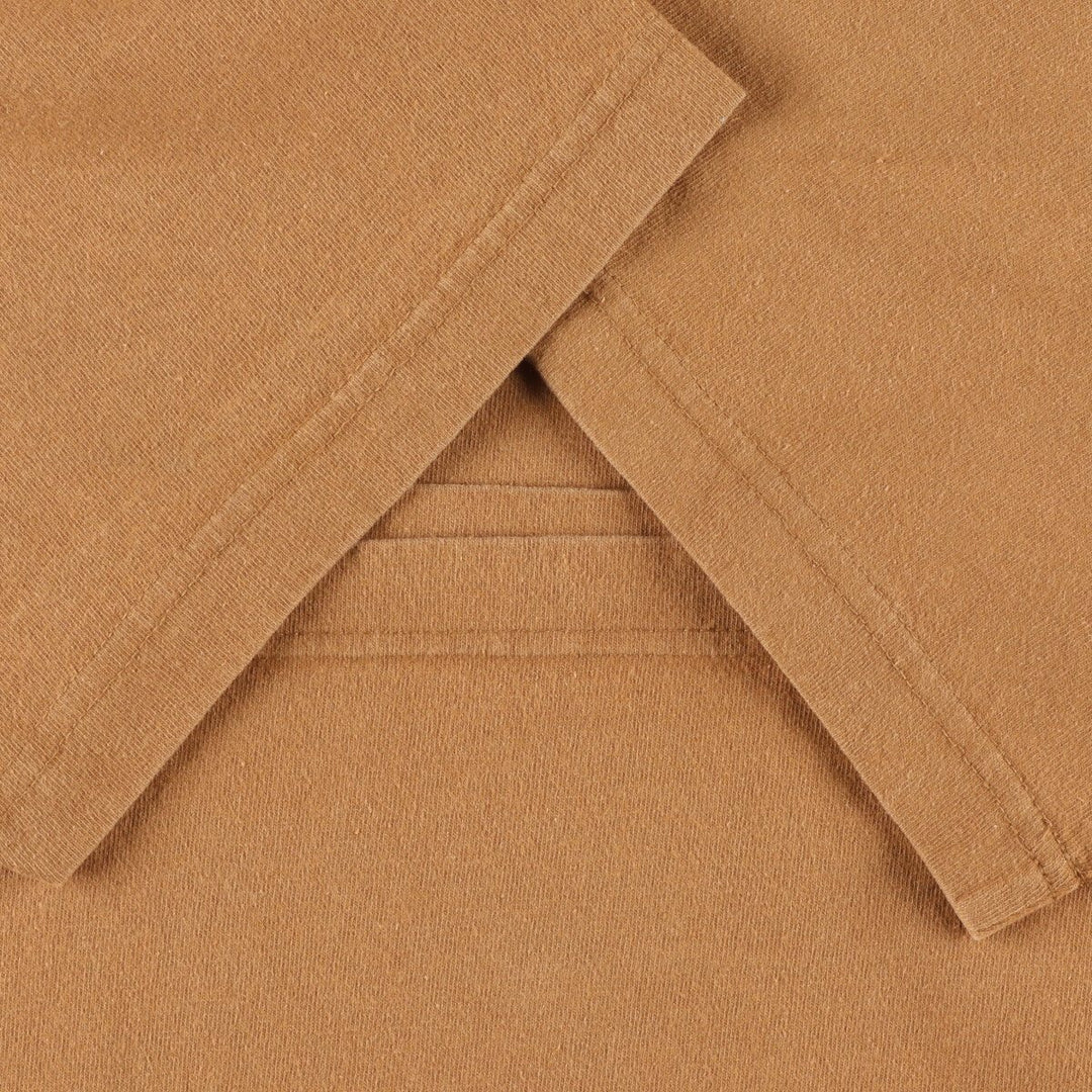 Carhartt Short Sleeve One Point Logo Pocket T-Shirt Men's XL cotton brown type Vintage Second Hand