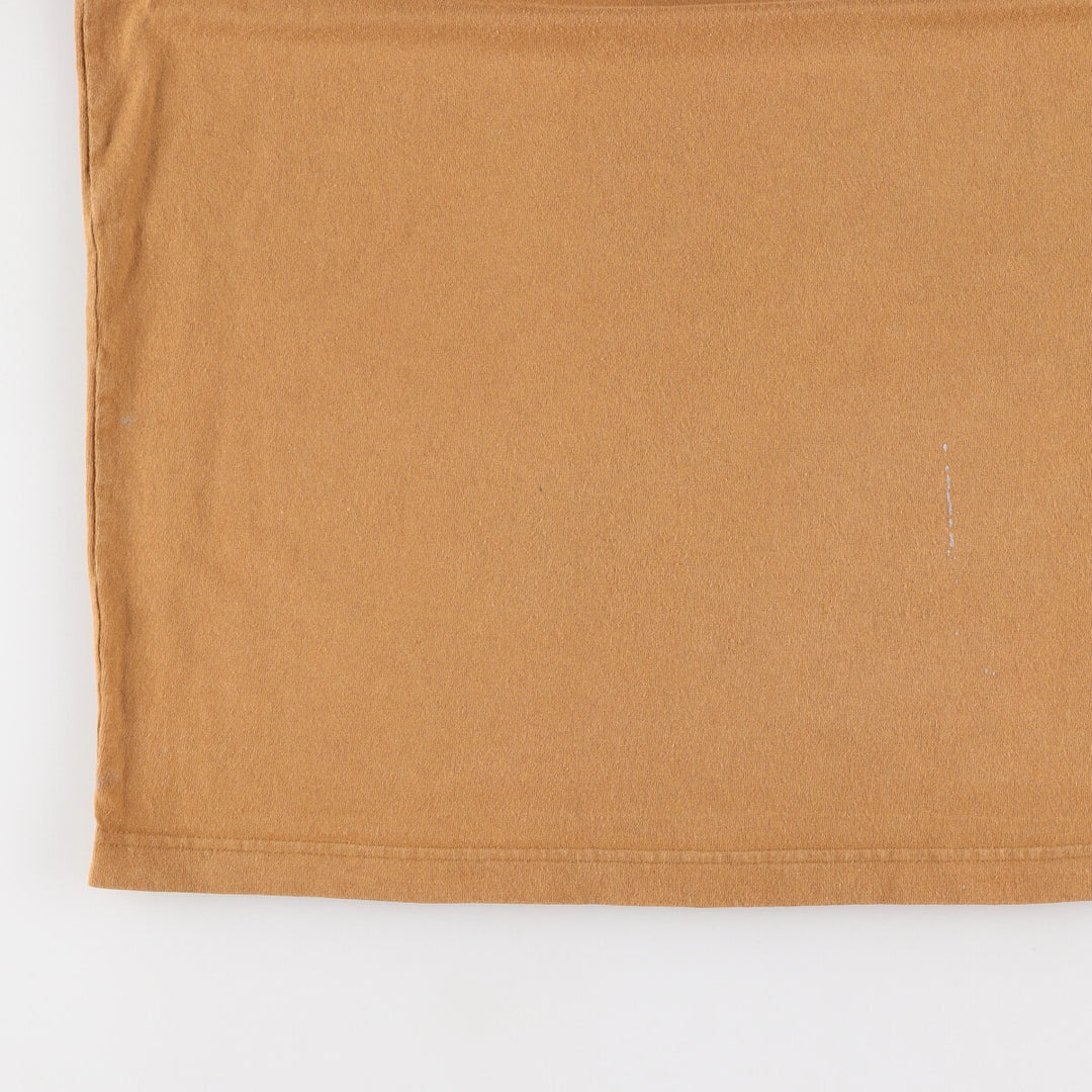 Carhartt Short Sleeve One Point Logo Pocket T-Shirt Men's XL cotton brown type Vintage Second Hand