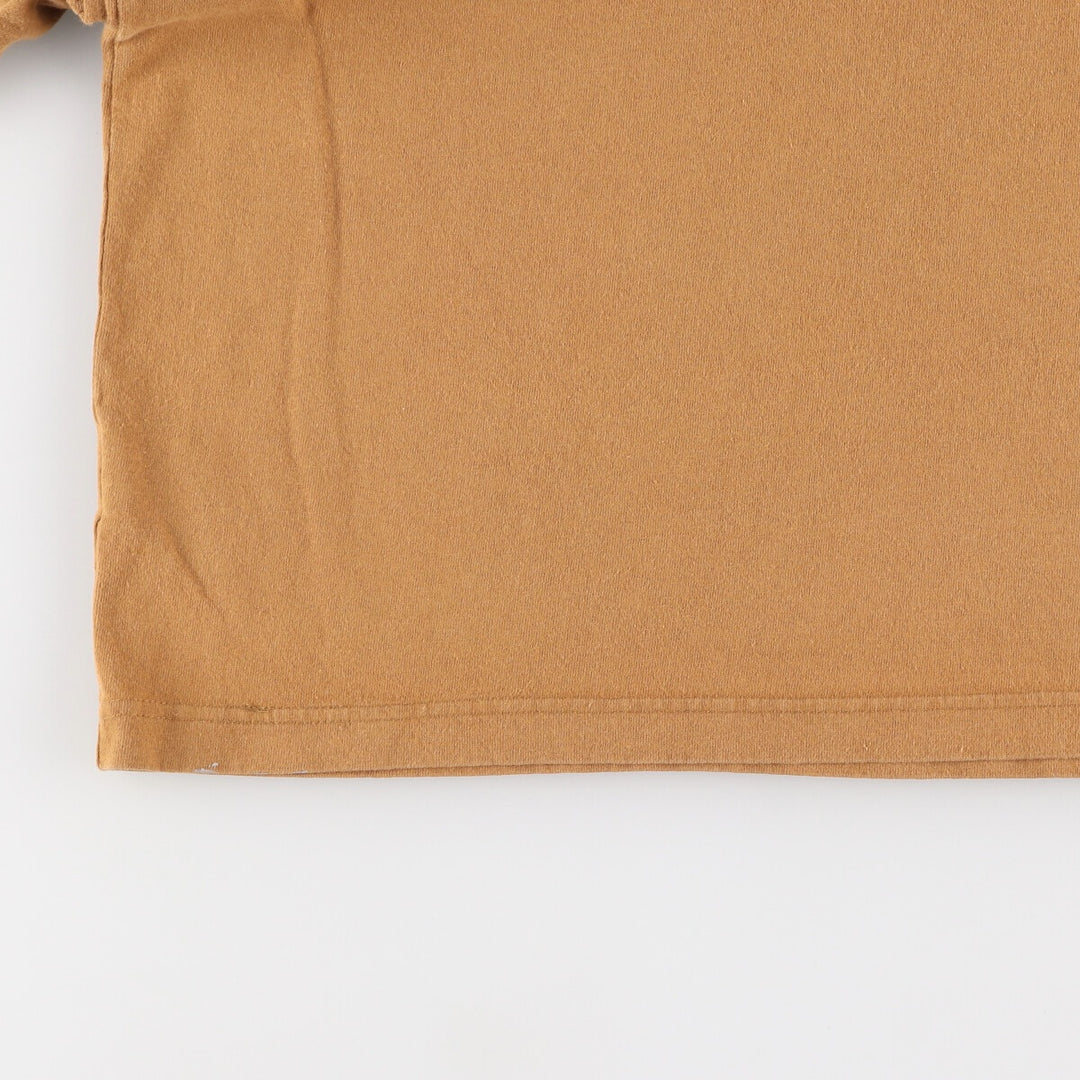 Carhartt Short Sleeve One Point Logo Pocket T-Shirt Men's XL cotton brown type Vintage Second Hand