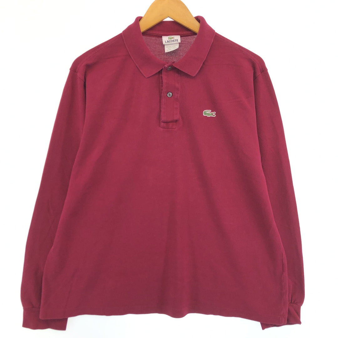 Lacoste LACOSTE French design long sleeve polo shirt size 6 men's XL /eaa430569