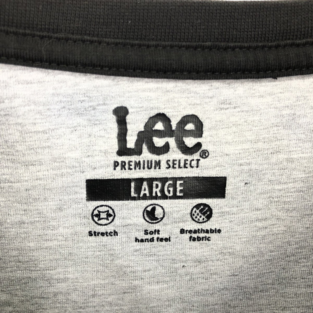 Lee Plain Pocket Long T-Shirt Long T Men's L size / eaa430578