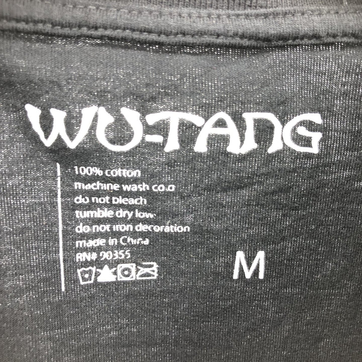 WU-TANG CLAN Rap T-shirt, Men's M size cotton black type Vintage Second Hand