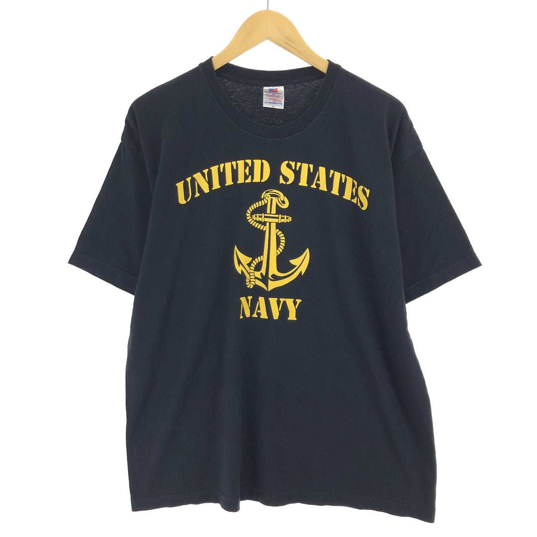 BAYSIDE USNAVY Military Print T-Shirt Made in USA Men's XL /eaa430675