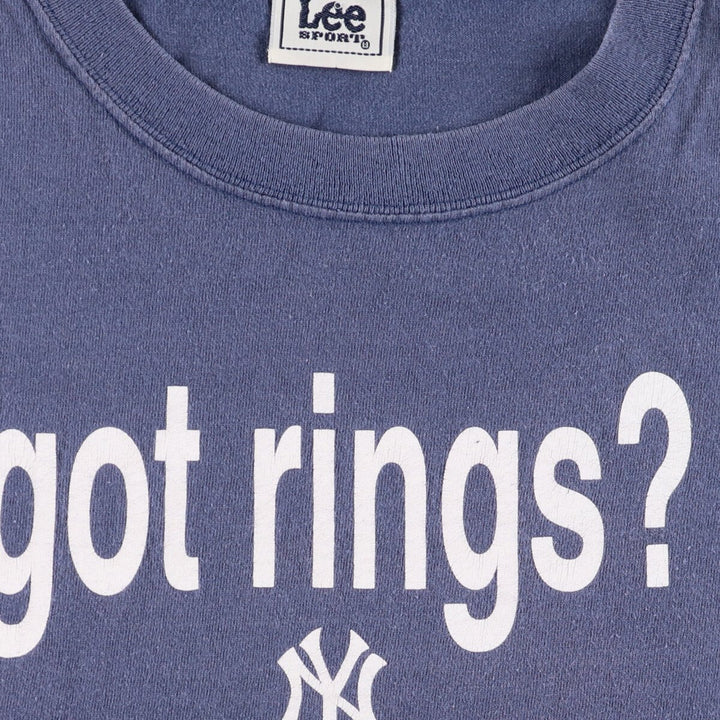 90s~00'S Lee SPORT MLB NEW YORK YANKEES New York Yankees sports T-shirt men's XL equivalent vintage /eaa430684