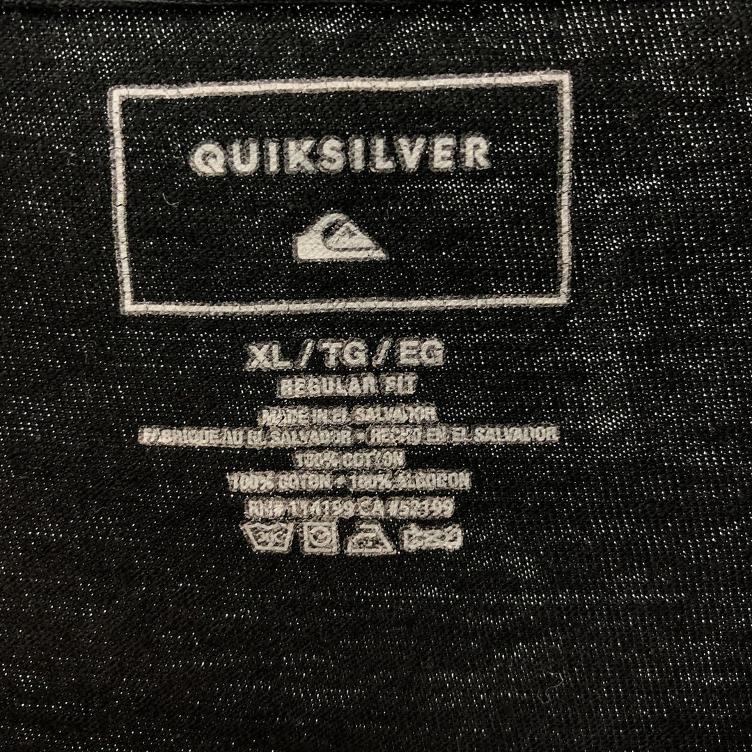 QUICKSILVER Back Print Surf Skate T-Shirt Men's XL /eaa430689