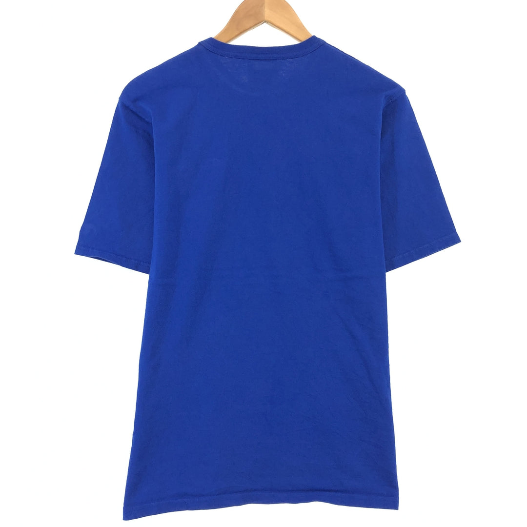 Champion Replica Bar Tag One Point Logo T-Shirt Men's M cotton blue type Vintage Second Hand