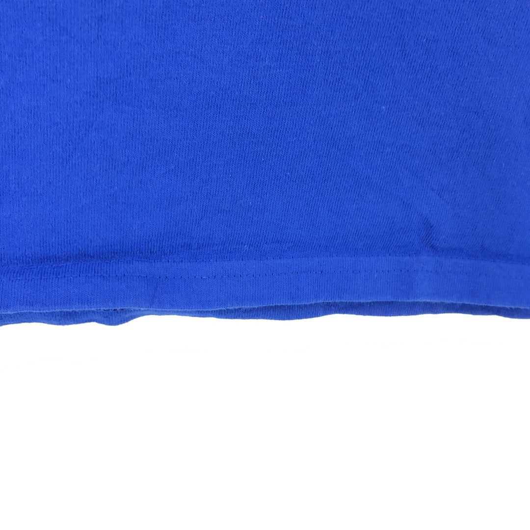 Champion Replica Bar Tag One Point Logo T-Shirt Men's M cotton blue type Vintage Second Hand