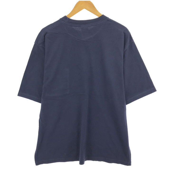 Timberland PRO SERIES Short Sleeve One Point Logo Pocket T-Shirt Men's XL cotton navy blue type Vintage Second Hand