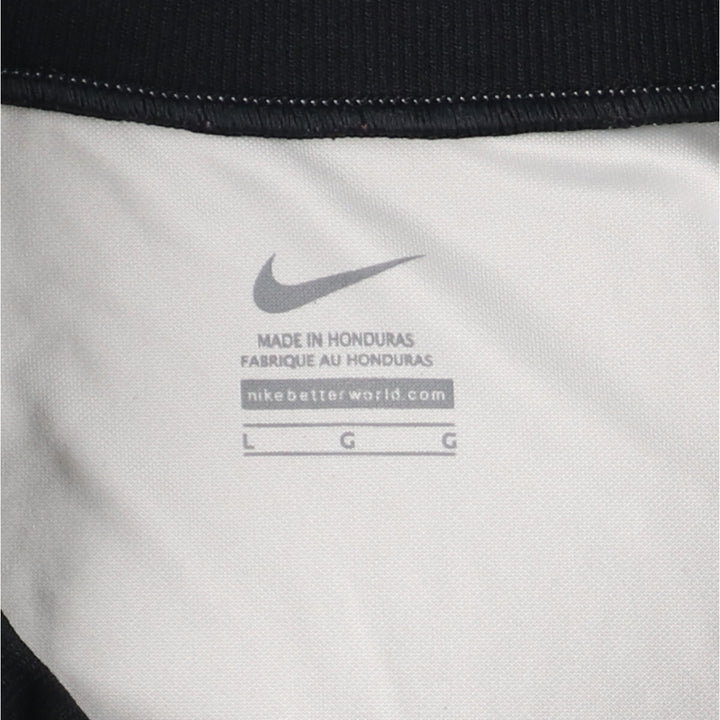 Nike V-neck mesh tank top game shirt, men's L polyester white type Vintage Second Hand
