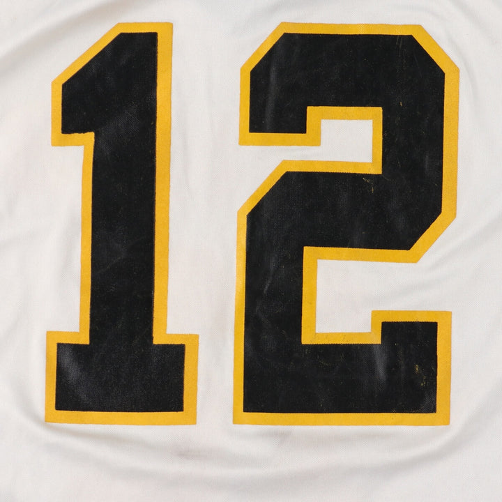 Nike V-neck mesh tank top game shirt, men's L polyester white type Vintage Second Hand