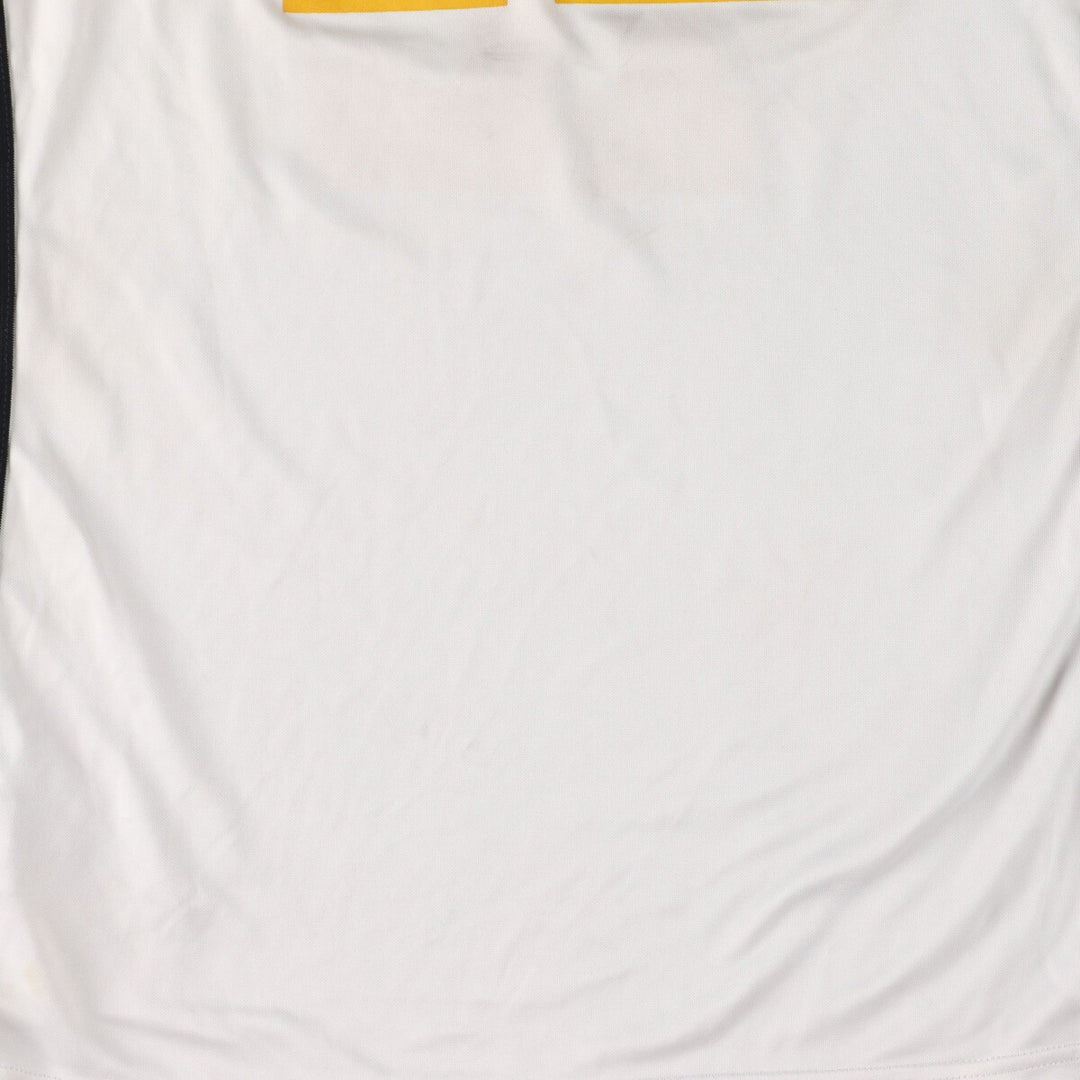 Nike V-neck mesh tank top game shirt, men's L polyester white type Vintage Second Hand