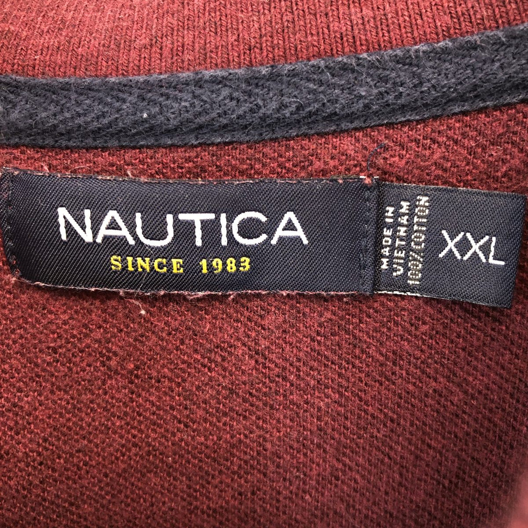 NAUTICA Long Sleeve Polo Shirt Men's XXL /eaa430760