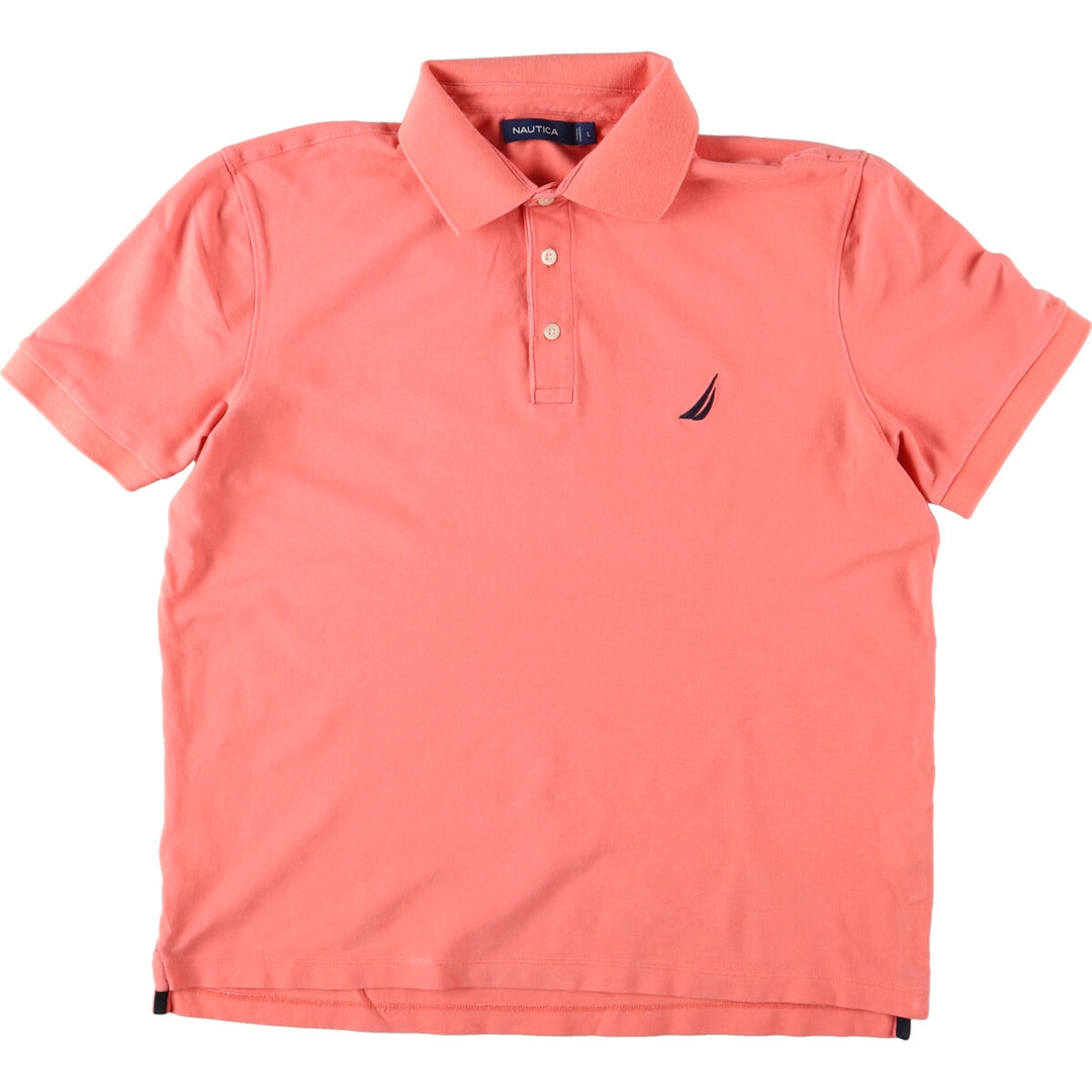 NAUTICA Short Sleeve Polo Shirt Men's L /eaa430762